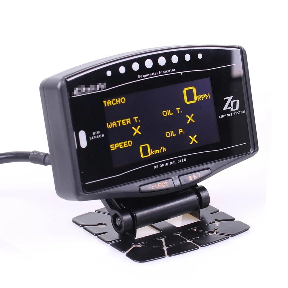 Kit Complet dehors GT 10 en 1 BF CR C2 DEFI Advance ZD Link, Jauge existent Numérique avec Capteurs Électroniques
