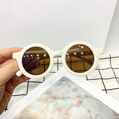 Lunettes de soleil tendance pour enfants de 1 à 8 ans, verres dépoli et décoratifs