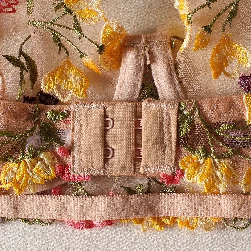 Ensemble de Lingerie érotique pour femmes, sous-vêtements féminins, Perspective Porno, vêtements de nuit en dentelle, ensemble de soutien-gorge Sexy pour culottes sexuelles