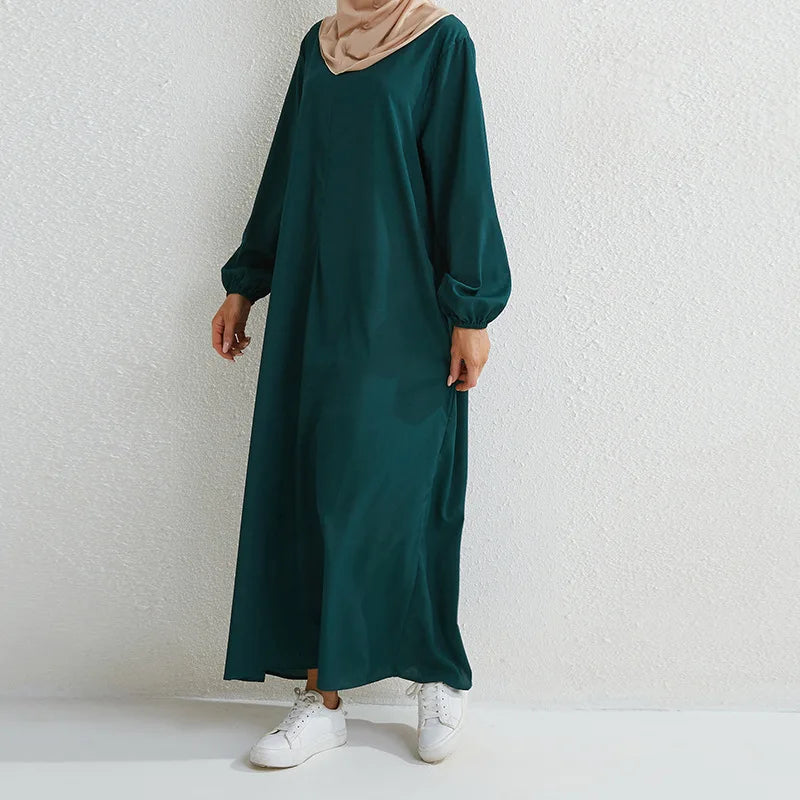 Women's Pop Eid Muslim Abaya Ramadan Moroccan Arabic Pockets Long Floral Dress Dubai Caftan Islamic Abayas Zippers Casual Dresses