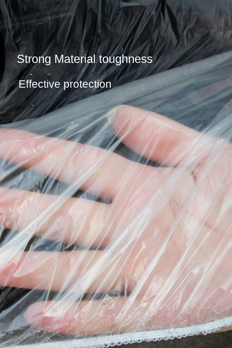 Housse de protection jetable pour vêtements de voiture, protection solaire GM, anti-pluie et anti-poussière, couverture complète simple en plastique transparent