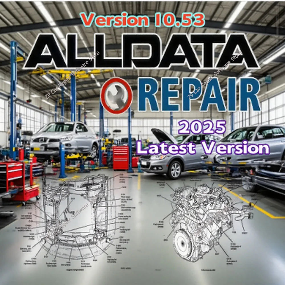 2025 Alldata 10.53 Logiciel de réparation automobile Données de voiture complètes avec diagrammes de câblage pour les besoins de diagnostic et d'entretien