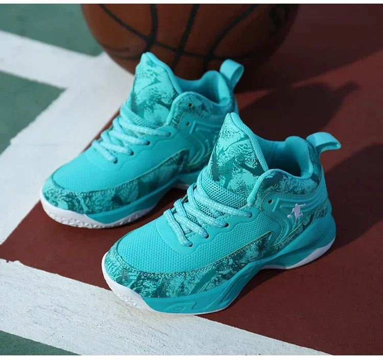 2025 chaussures de Basket-ball pour enfants baskets nouveaux garçons marque semelle épaisse antidérapant enfants chaussures de sport enfant garçon Basket formateur chaussures