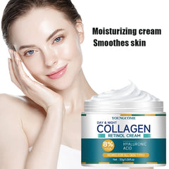 Crème au collagène qui hydrate en profondeur, nourrit la peau pour restaurer titut, anti-rides et vieillissement, rétrécit les pores