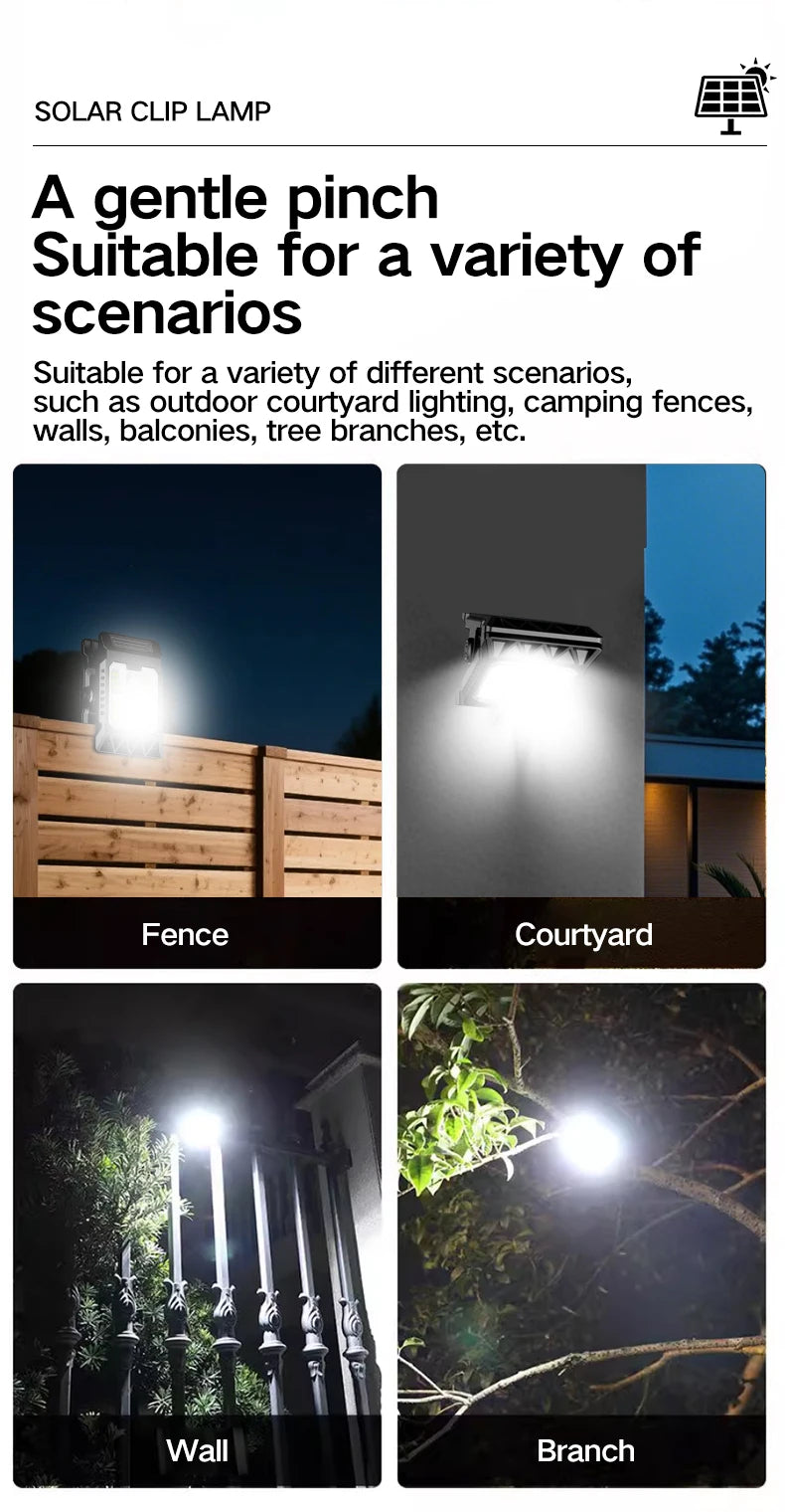Lampe solaire à détection intelligente améliorée, lampe murale extérieure pour cour, éclairage de jardin, nouvelle collection