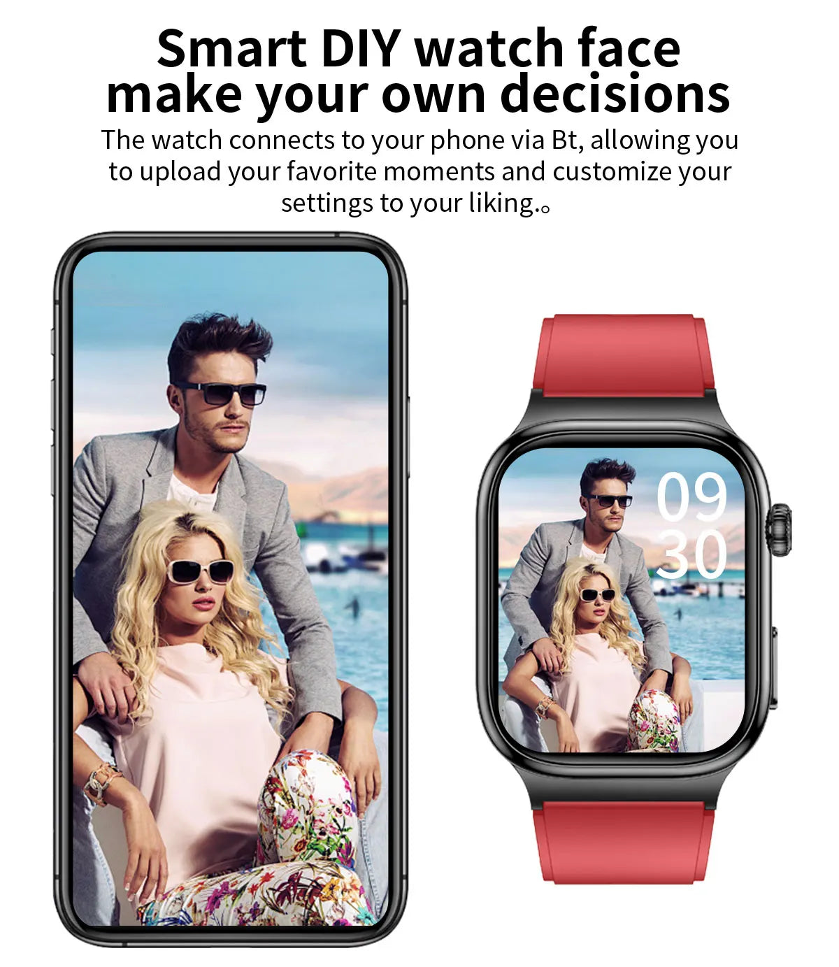 2025 nouvelle montre intelligente 2.04 pouces écran acide urique lipides sanguins composition corporelle cinq détecteurs 650mAh sport HD appel montre intelligente
