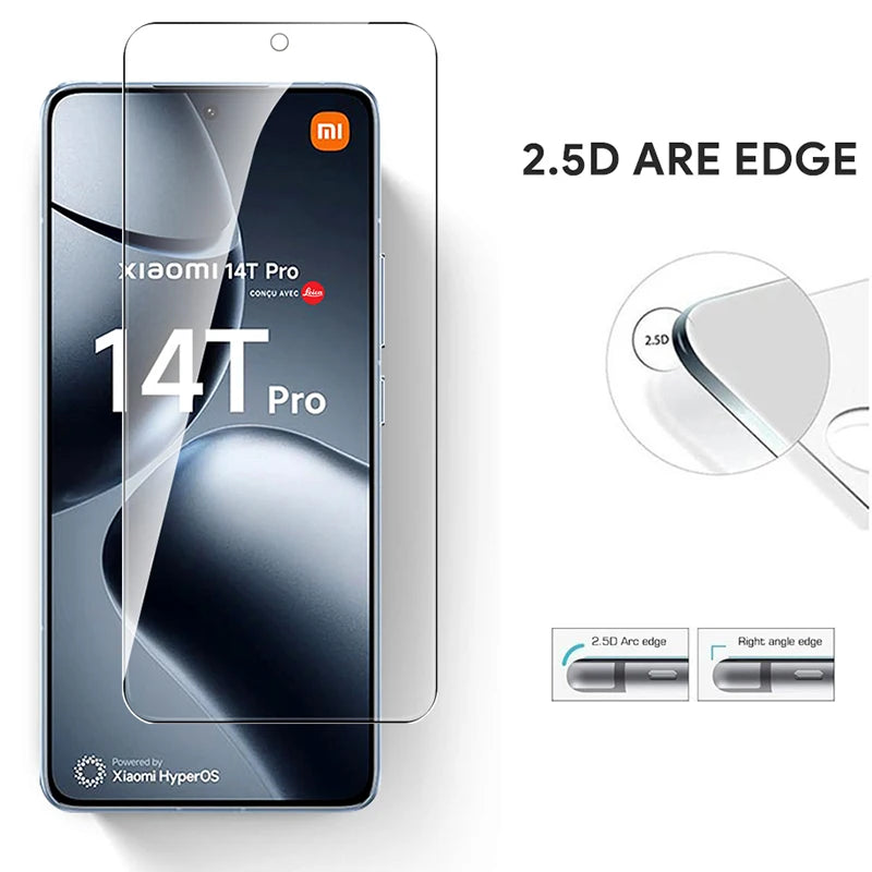 1-4 pièces verre HD pour Xiaomi 14T 14 T Pro 14TPro T14 5G 9H Film de protection d'écran en verre trempé sur Xaiomi Xiaomy Mi14T Mi 14 T 5G