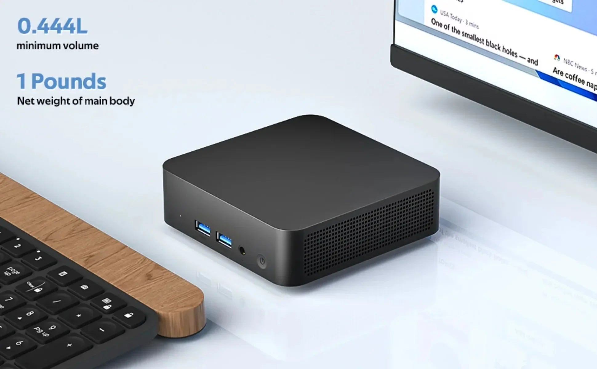 MINI PC Portable Windows 11 Intel Core i9 8950HK 16GB RAM 1TB SSD ordinateur double WIFI 6 BT5.2 4K HD Mini jeu bureau studyPc