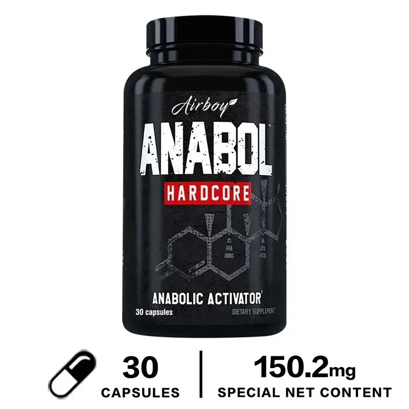 Supplément Anabol Hardcore - Suppléments de renforcement musculaire anabolique qui favorisent la synthèse musculaire et augmente la force