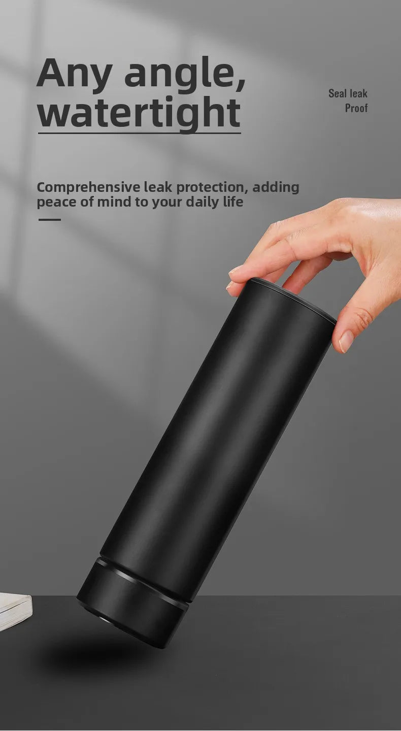 Tasse Thermos intelligente en acier inoxydable 316, affichage de la température, contrôle tactile, bouteille d'eau isolée, séparation du thé, cadeau de noël