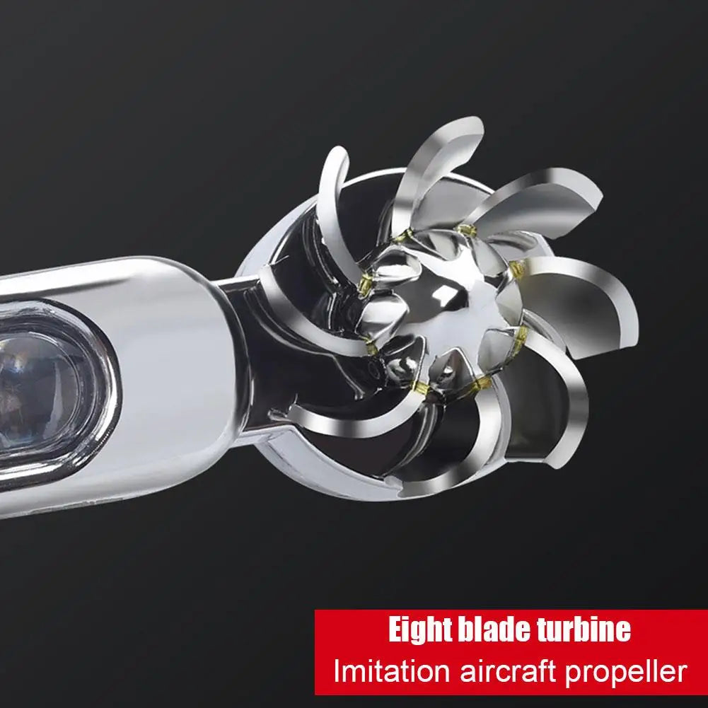 Wind 62Car-Feux de jour à LED, éclairage auxiliaire automatique créatif, ventilateur rotatif, lampe automobile, lumières de sauna