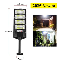10000W lampe solaire extérieure Ultra puissantes lumières extérieures solaires 320° éclairage à large gamme luminosité projecteurs de rue réglables