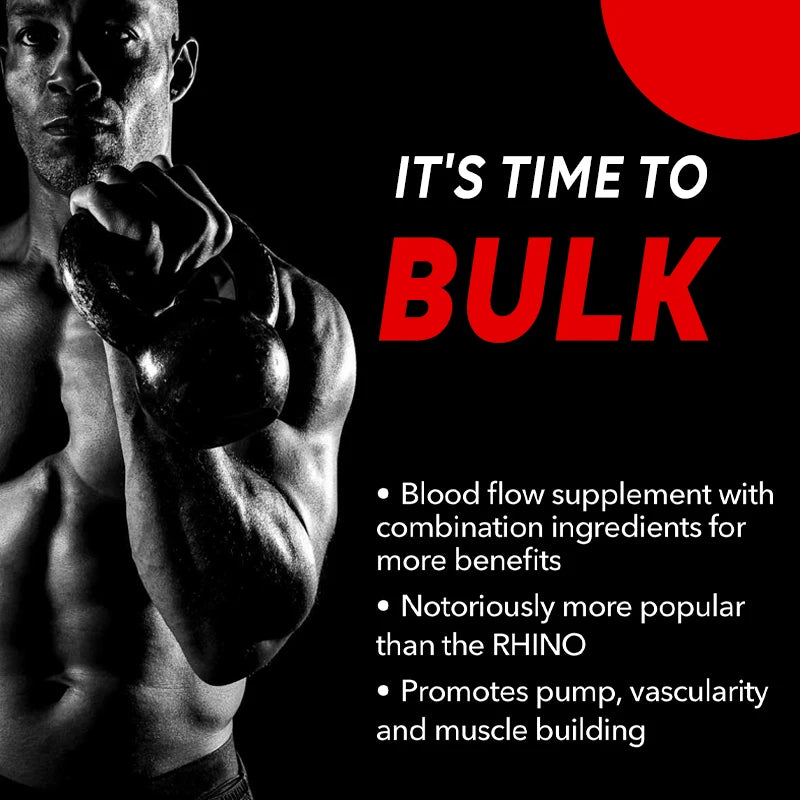 Supplément L-Arginine - Renforce les muscles et soutient le flux sanguin, la circulation, la livraison et le pompage des nutriments