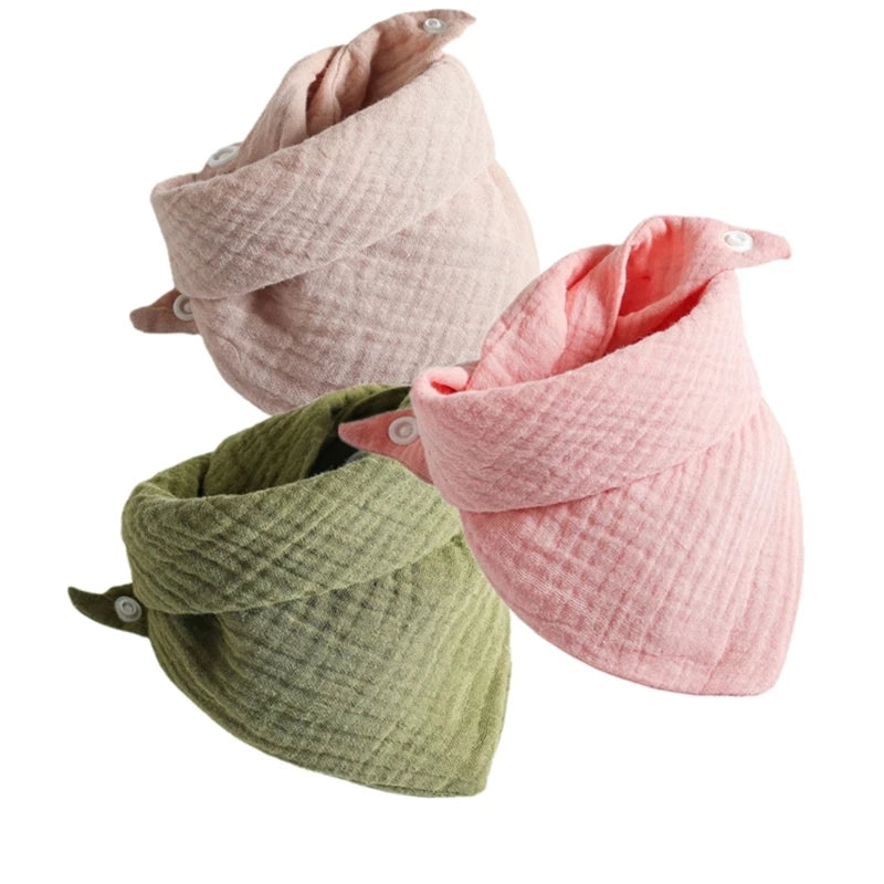 Bavoirs Bandana pour bébé, bavoirs bave pour garçons filles, bavoirs dentition unisexes, confortables absorbants, pour