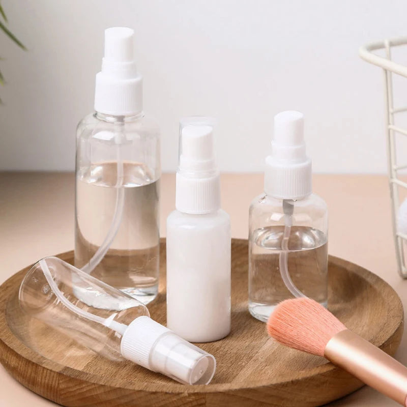 Flcopropriété pulvérisateur en plastique africain transparent, vaporisateur, liquide HI, accessoires de voyage, quotidien, 20 ml, 30 ml, 50 ml, 100ml