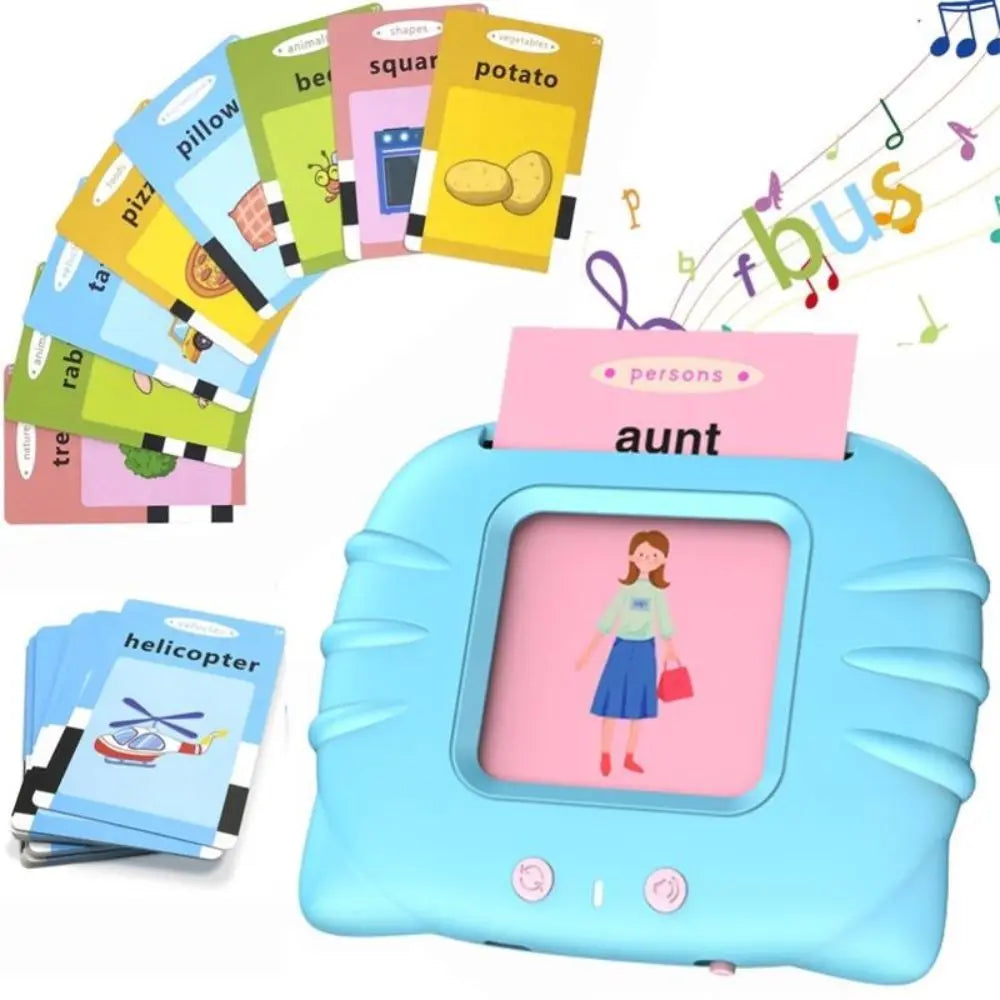 Cartes Flash parlantes d'apprentissage éducatif pour enfants de la maternelle, livre Audio électronique en langue anglaise, jouets pour apprendre les mots anglais