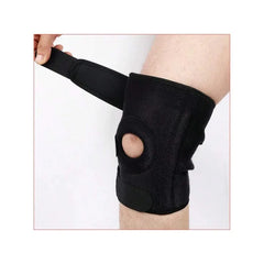 Genouillère réglable et respirante (sans stabilisateurs latéraux) – Pour l'entraînement physique et le soulagement de la douleur au genou