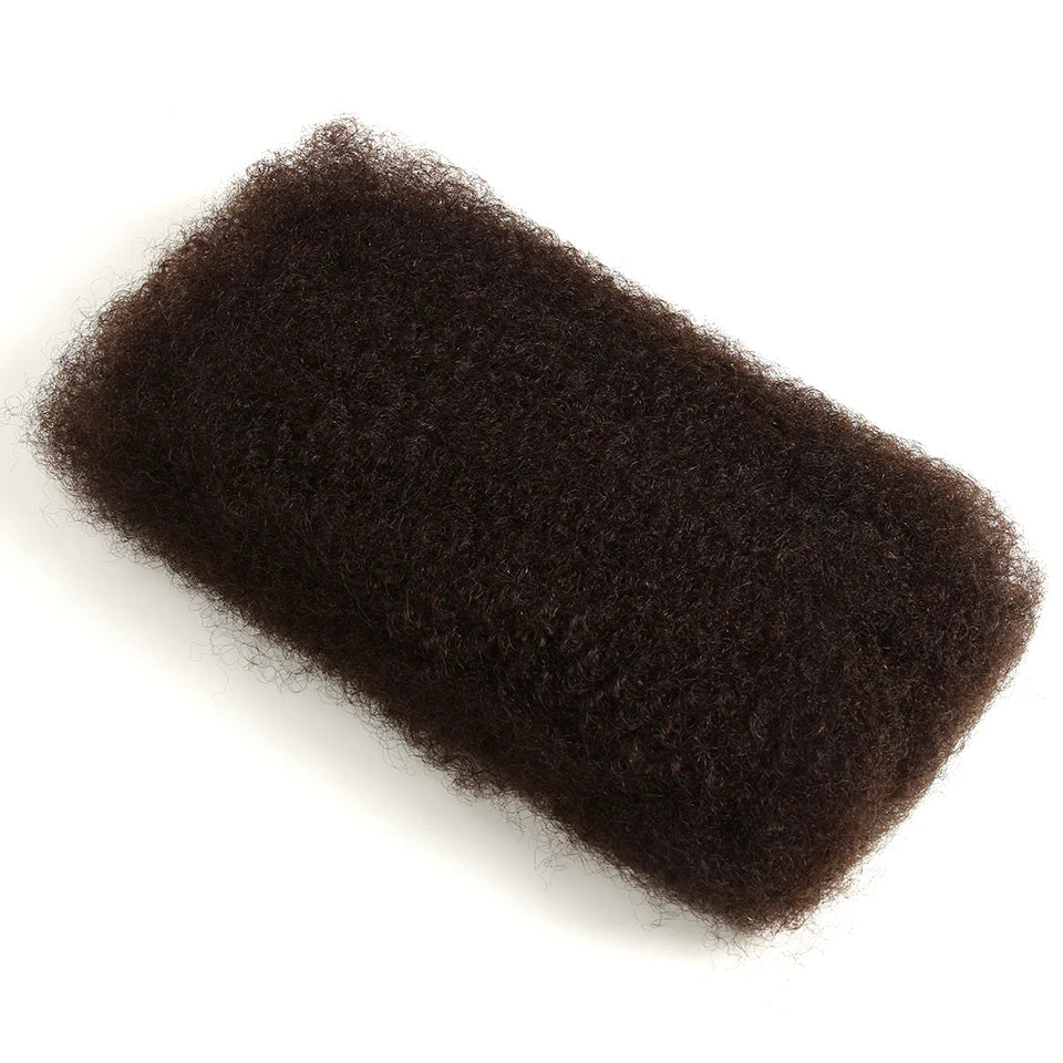 Tresses torsadées de couleur naturelle QVR, cheveux brésiliens Remy sans trame, Afro crépus, en vrac, pour tressage, 1 paquet de 50 g/pièce