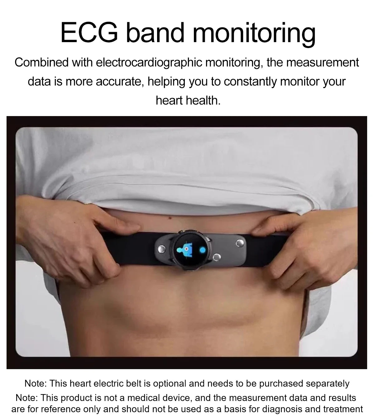 2025 nouvelle montre intelligente hommes pour huawei pression artérielle santé montre CES sommeil pulsé thérapeutique acide urique lipides sanguins graisse corporelle