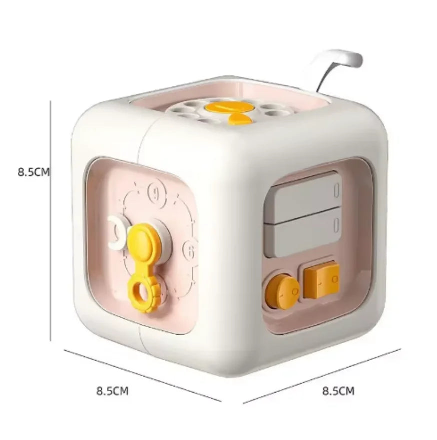 Jouets éducatifs Montessori 6 en 1, planche sensorielle occupée, compétences de pratique pour bébé, Cube de tiroir, jouets éducatifs Fidget pour fille et garçon