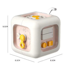 Jouets éducatifs Montessori 6 en 1, planche sensorielle occupée, compétences de pratique pour bébé, Cube de tiroir, jouets éducatifs Fidget pour fille et garçon