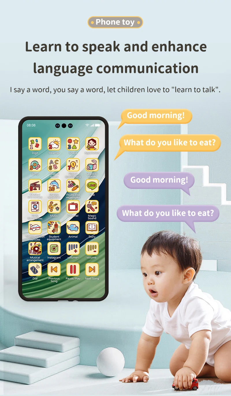 Jouet téléphone portable jouets éducatifs téléphone portable bébé enfant jouet éducatif téléphone modèle de téléphone portable jouet pour enfants anniversaire cadeau de noël