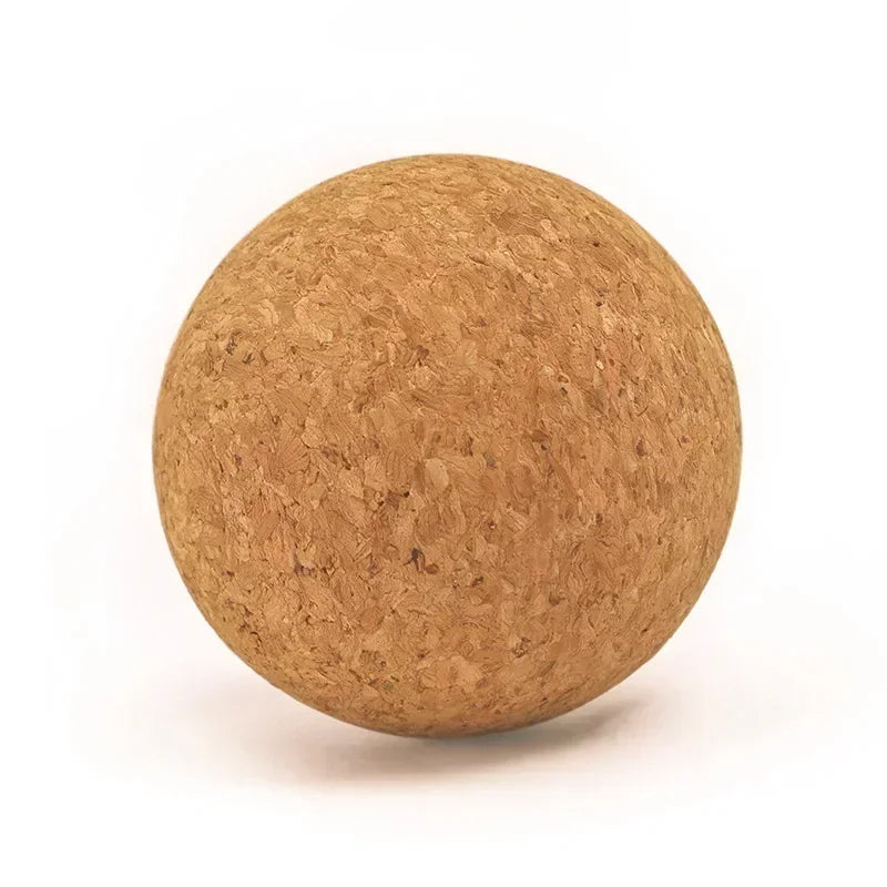 Balle de Yoga en liège, boule de Massage Fascia Ф6cm Ф7cm Ф8cm, relaxation des Muscles pour la salle de sport, le Fitness, le Pilates, la danse, outils auxiliaires, thérapie de libération