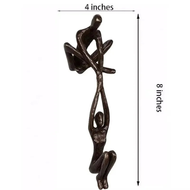Man Lifting Woman Figurine Art Statue Lover Sculpture Ornament Home Office Decor Dancing Couple Sculpture Art Creative Artwork