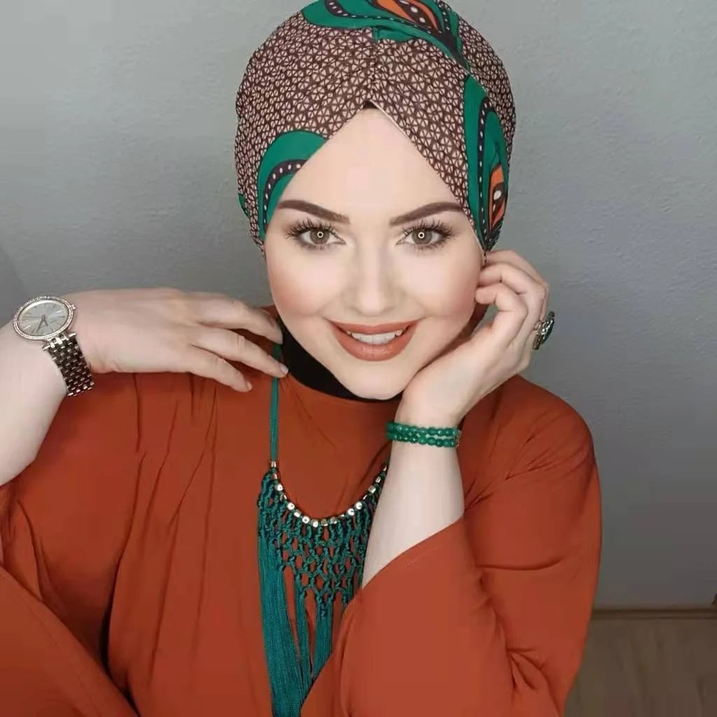 Muslim abaya-hijab for women, Arabic scarf, jersey dress, instant turban