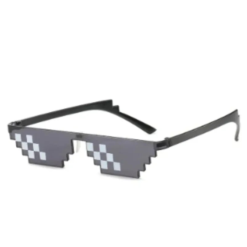 Hot 20 Styles de lunettes de soleil de mode enfants Cos jouer jeu d'action jouet Minecrafter lunettes carrées avec étui EVA jouets pour enfants cadeau