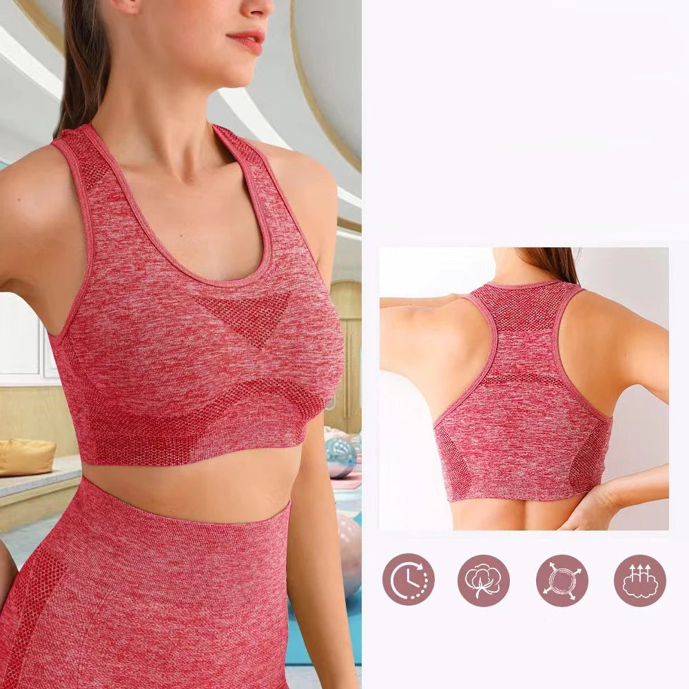 Ensemble de Yoga Shorts de gymnastique femmes Sport soutiens-gorge brassière Shorts d'entraînement pour femmes vêtements de Yoga Fitness Leggings ensemble de gymnastique soutien-gorge de Yoga sans couture
