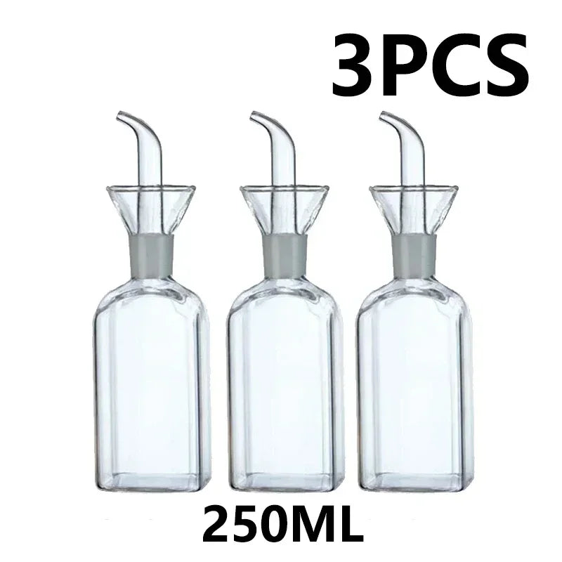 Pot d'huile en verre à haute teneur en Borosilicate, Pots d'huile et de vinaigre anti-fuite pour la cuisine, Pot de Sauce soja, réservoir d'huile, bouteille d'huile d'assaisonnement