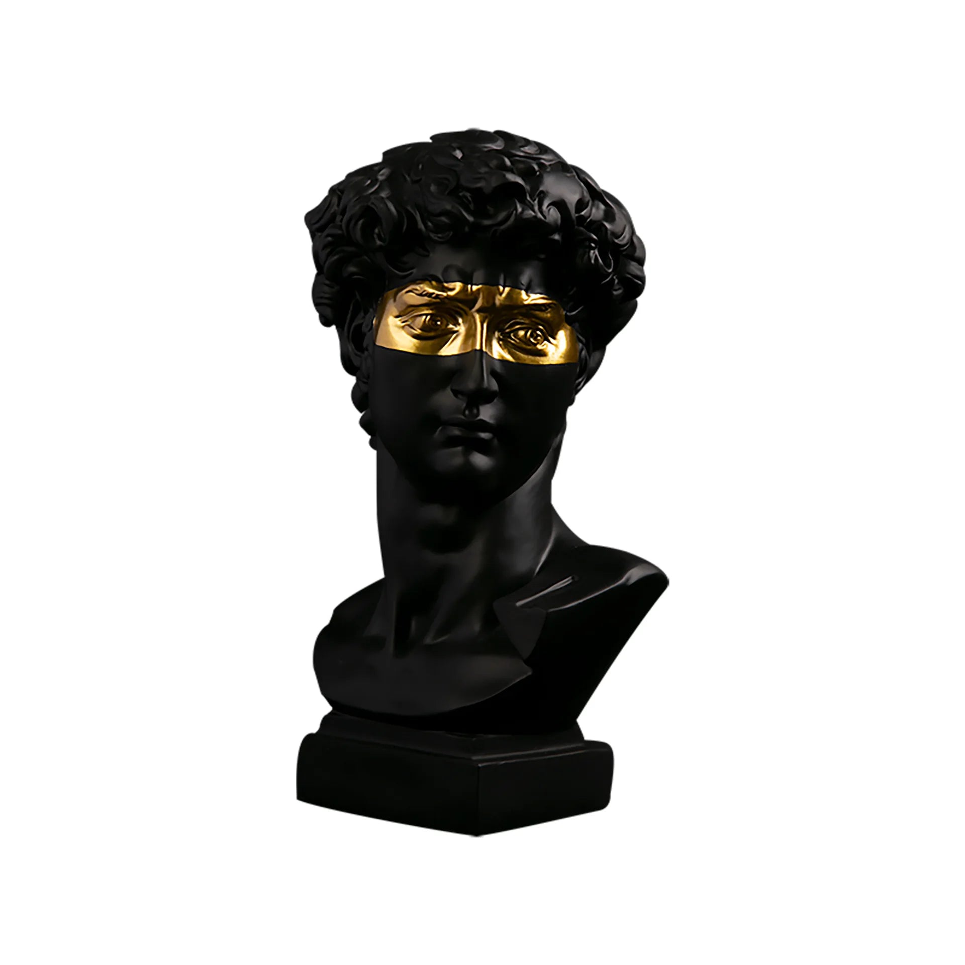 European home decor, David head resin statues, modern abstract art bust sculpture, practical sketch art