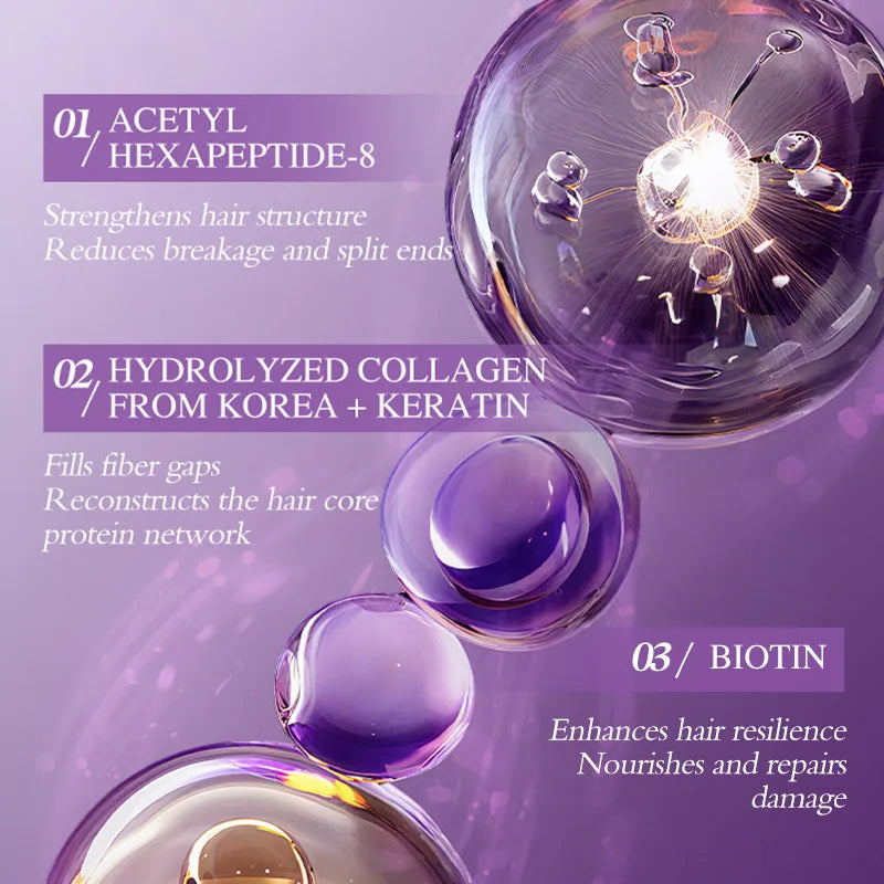 Masque capillaire magique à la kératine, réparation en 5 secondes, cheveux crépus endommagés, doux, lisse, brillant, Nutrition, hydratant en profondeur, nourrissant, soins capillaires