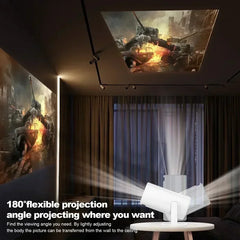 Projecteur intelligent P30 Android 11, WiFi 6, 4K, 1080P, prise en charge vidéo, système de divertissement domestique Portable natif 1280x720P