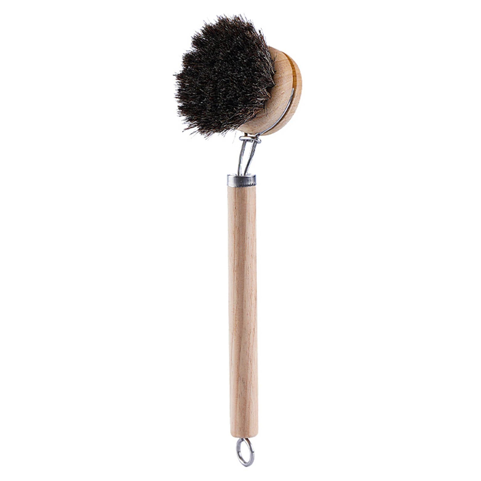 Brosse à vaisselle remplaçable, manche en bois, pour enlever les taches, les Pot, Portable, pour le nettoyage ménager, accessoires de cuisine
