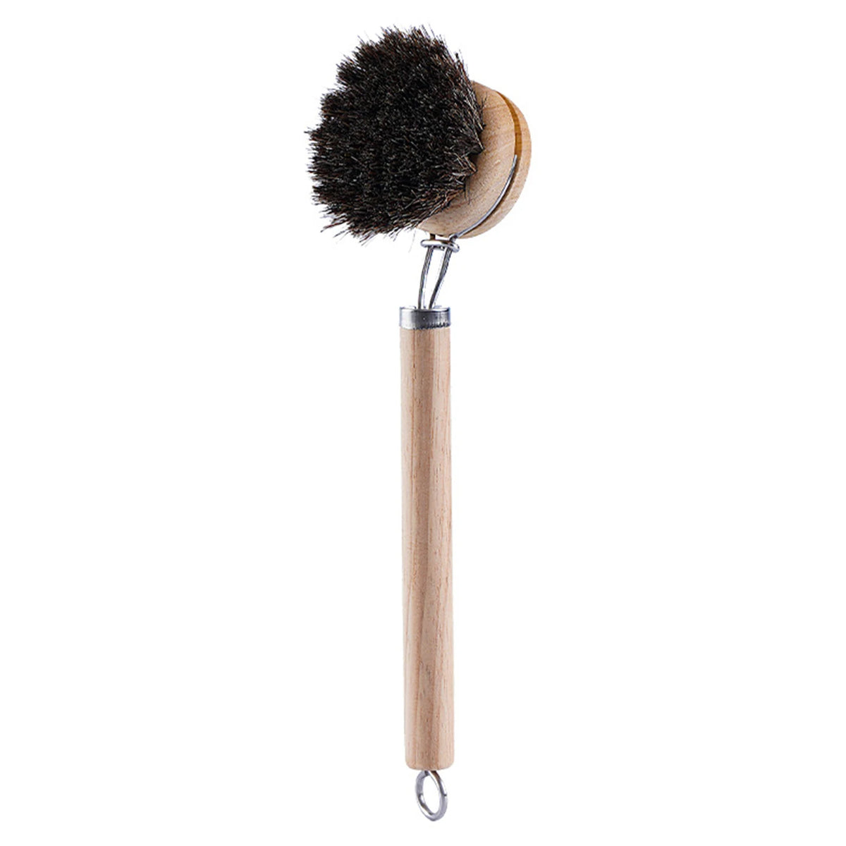 Brosse à vaisselle remplaçable, manche en bois, pour enlever les taches, les Pot, Portable, pour le nettoyage ménager, accessoires de cuisine