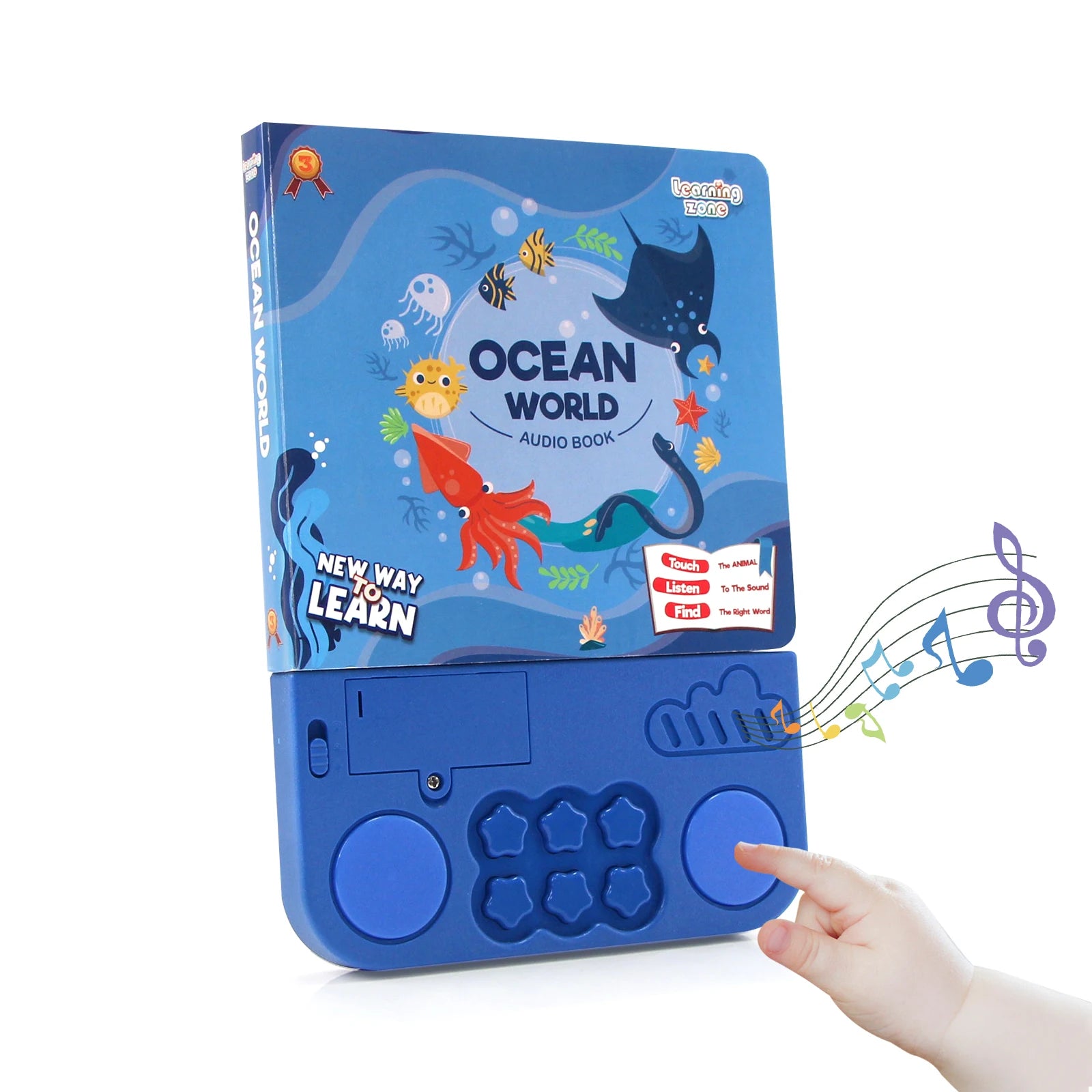 Livres Audio électroniques pour enfants, livres cognitifs avec mélodie et lumières, sons de batterie, jouets éducatifs interactifs préscolaires