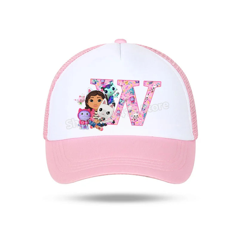 Gabby Dollhouses enfants casquettes de Baseball dessin animé Anime chapeau décontracté Sports de plein air chapeau de soleil réglable casquette à visière fille mignon cadeau d'anniversaire