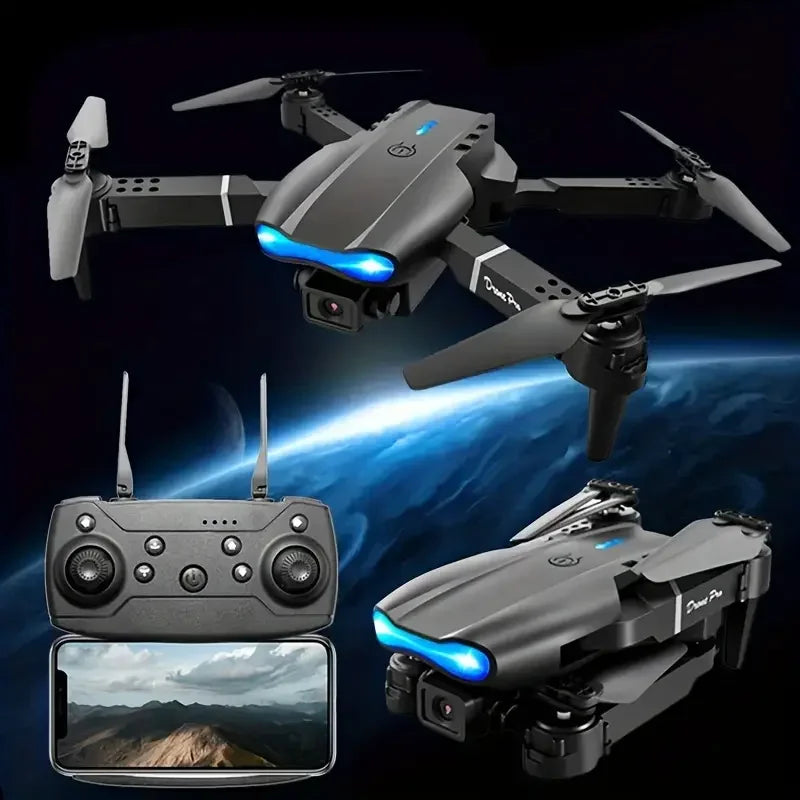 Drone professionnel HD E99Pro 4k double WIFI fpv quadrirotor avion avec évitement d'obstacles pour caméra de Drone de photographie aérienne