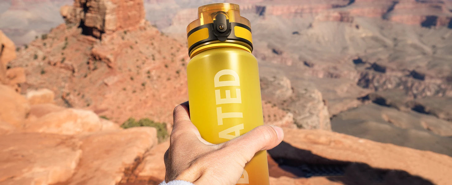 Bouteille d'eau de 32oz bouteille d'eau de Sport de motivation bouteilles de boisson étanches Sports de plein air bouilloire de voyage bouteille d'eau potable