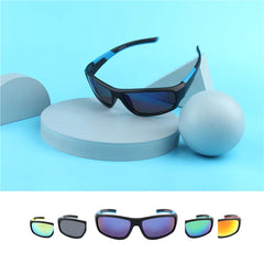 Kenbo enfants garçon Sport lunettes de soleil enfant cyclisme lunettes fille UV400 extérieur miroir lunettes pour cadeau avec étui