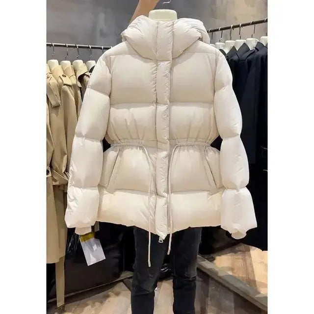 Veste femme 2025 nouveau hiver Parkas femme vers le bas coton pardessus à capuche décontracté épais chaud rembourré manteau court dames vêtements d'extérieur hauts