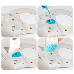 Bavoir imperméable en Silicone souple pour bébé, écharpe d'été, imprimé cerise mignon, bavoirs réglables, tissus à roter, tabliers d'alimentation pour bébé, manger pour enfants