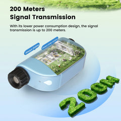 GIRIER Tuya Smart Water Timer WiFi Programmable Irrigation Controller for Hose Irrigation, No Hub Required, Works with Alexa
