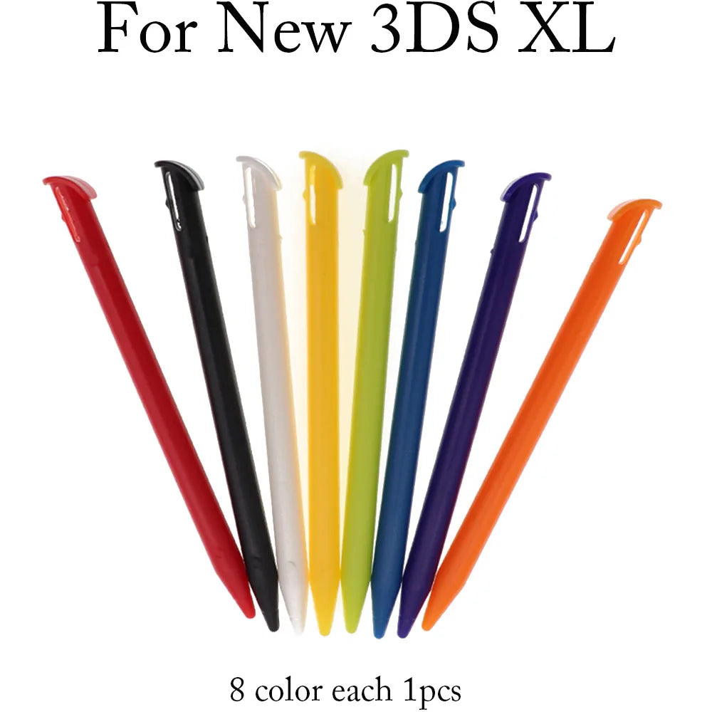 Plastic and metal touchscreen stylus, 1 set, for game consoles, compatible with Nintendo DS, Nintendo DS, Wii U, 2DS, 3DS XL, New 3DS XL, New 2DS XL