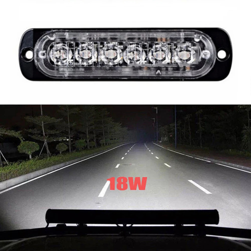 LED Car Work Light Bar Lamp 6000K Super Bright Driving Fog Light Off-Road SUV 4WD Auto Car Boat Truck LED Headlights