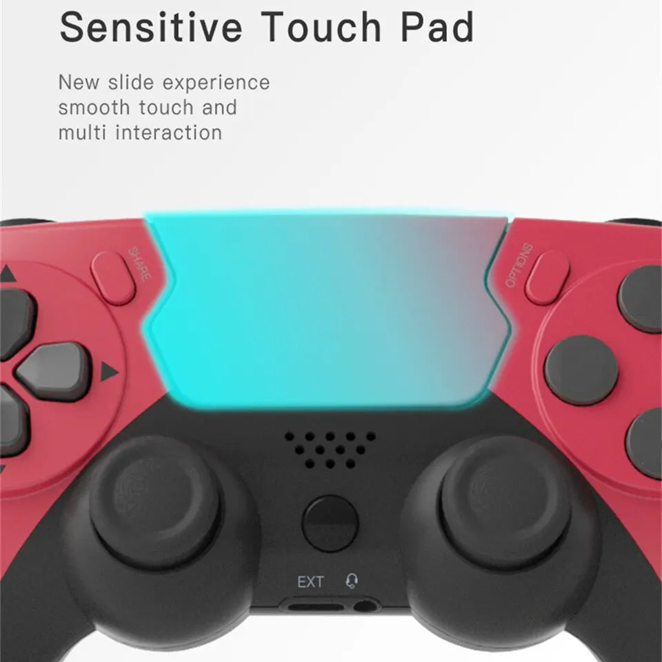 GAMINAlbanP48-Manette de jeu sans fil avec gyroscope à six axes, manette de jeu pour PS4, console PS3, gagne 7, 8, 10 touristes, vibration PC Joystick