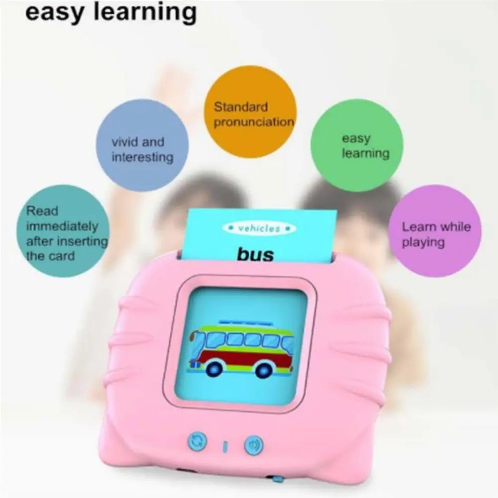 Cartes Flash parlantes d'apprentissage éducatif pour enfants de la maternelle, livre Audio électronique en langue anglaise, jouets pour apprendre les mots anglais