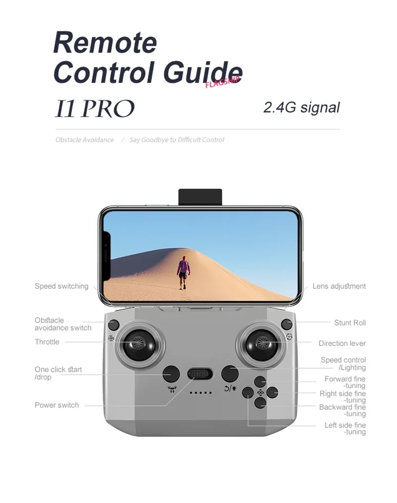 Xiaomi i1PRO Drone 8K HD caméra professionnelle 5G WIFI sans brosse FPV UAV avec écran télécommande évitement aérien UAV RC20000M